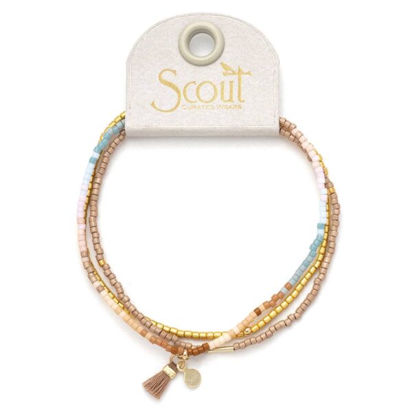 Chromacolor Miyuki Bracelet Trio - Desert Multi/Gold - Image 5