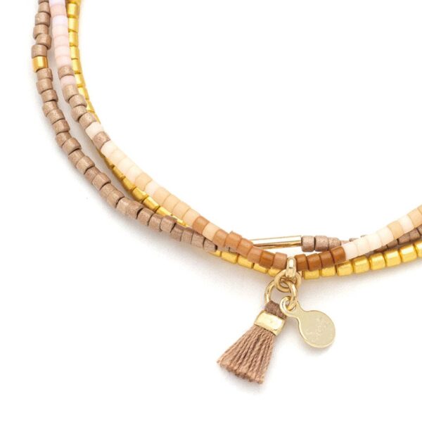 Chromacolor Miyuki Bracelet Trio - Desert Multi/Gold - Image 6