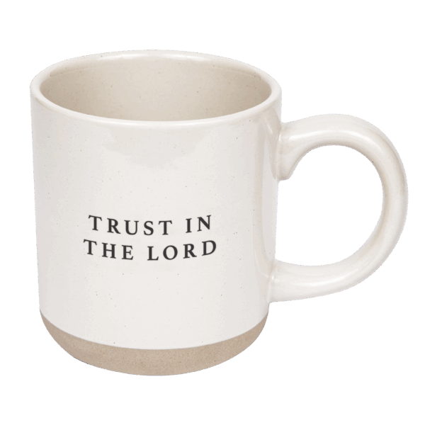 *NEW* Trust In The Lord Stoneware Coffee Mug - Home Decor - Image 4