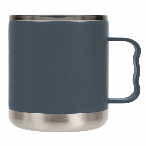 15 oz Double-Wall Vacuum Insulated Camp Mug with Slide Lid: Matte Black - Image 8