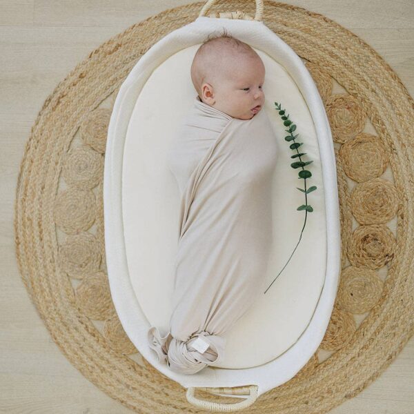 Natural Bamboo Swaddle Blanket - Image 7