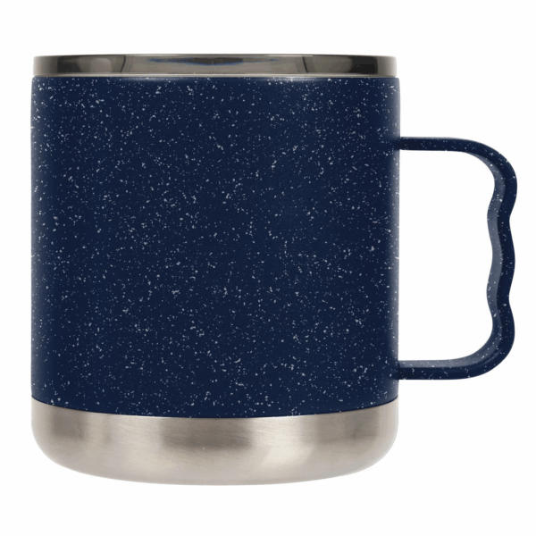 15 oz Double-Wall Vacuum Insulated Camp Mug with Slide Lid: Matte Black - Image 9
