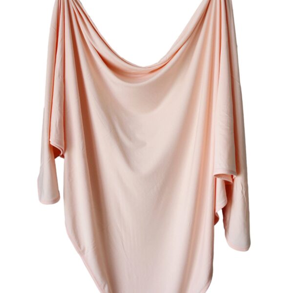 Blush Pink Bamboo Swaddle Blanket