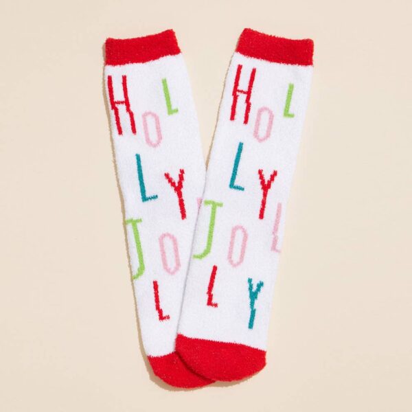 4Pairs -Snowman Holly Christmas Gift Socks - Image 3