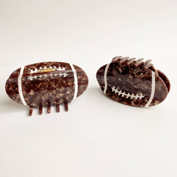 Adorro - Game Day Large Football Claw Clip - Image 2