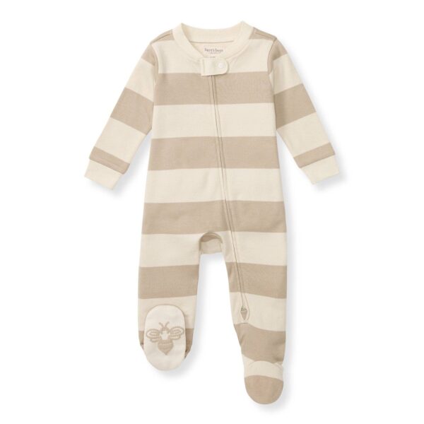 Rugby Stripe Mommy & Me Matching Sleep & Play: Oat, 3-6 Months - Image 6