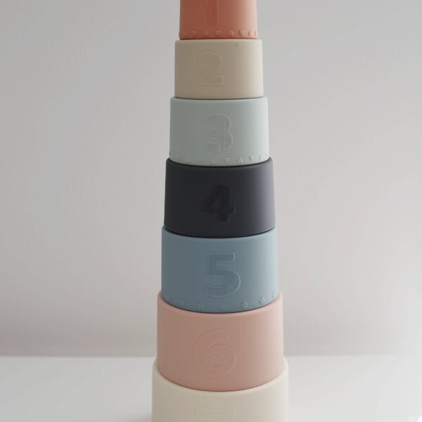 Classic Silicone Stacking Nesting Cups - Image 12