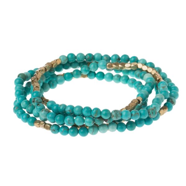 Stone Wrap: Turquoise/gold - Stone of the Sky - Image 3