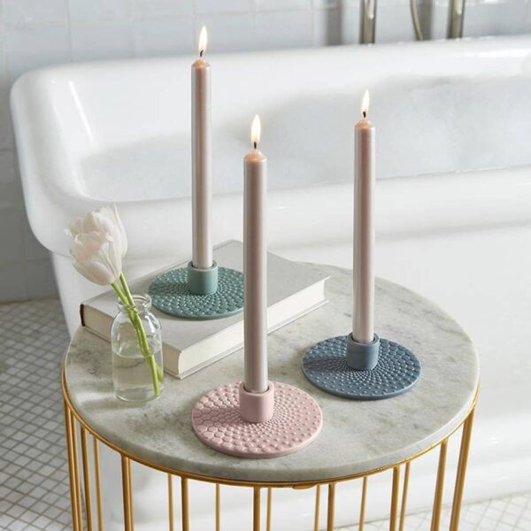 47th & Main Soft Pink Candleholder - Image 2