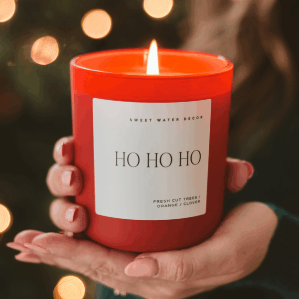 *NEW* Ho Ho Ho 15 oz Soy Candle - Christmas Decor & Gifts - Image 6