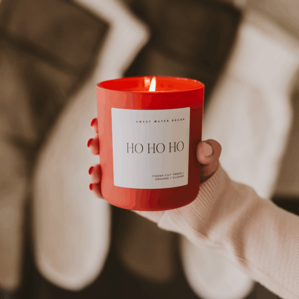 *NEW* Ho Ho Ho 15 oz Soy Candle - Christmas Decor & Gifts - Image 7