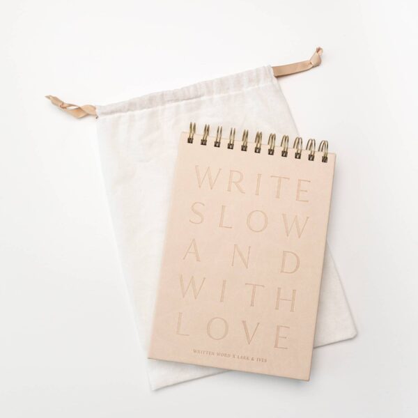 A5 Vegan Leather Bullet Journal Dot Grid Notebook - Image 2