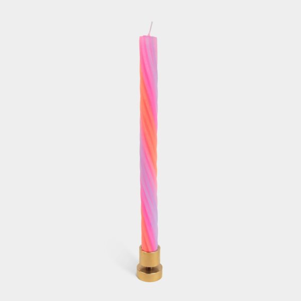 54 Celsius - Rope Candles - Orange (2 Pack) - 11" Vibrant Taper Candles - Image 3