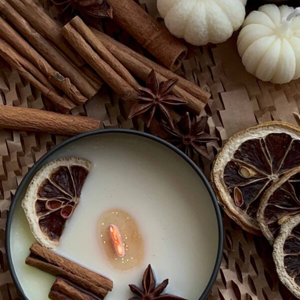 Agaboo Candle - Fall Aromatherapy Candle 5 oz 1.25x1.5in - Halloween - Image 2