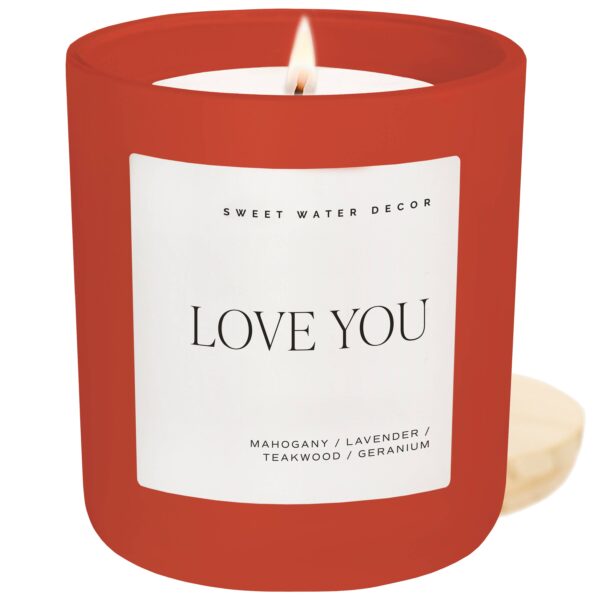 *NEW* Love You 15 oz Soy Candle - Home Decor & Gifts - Image 6