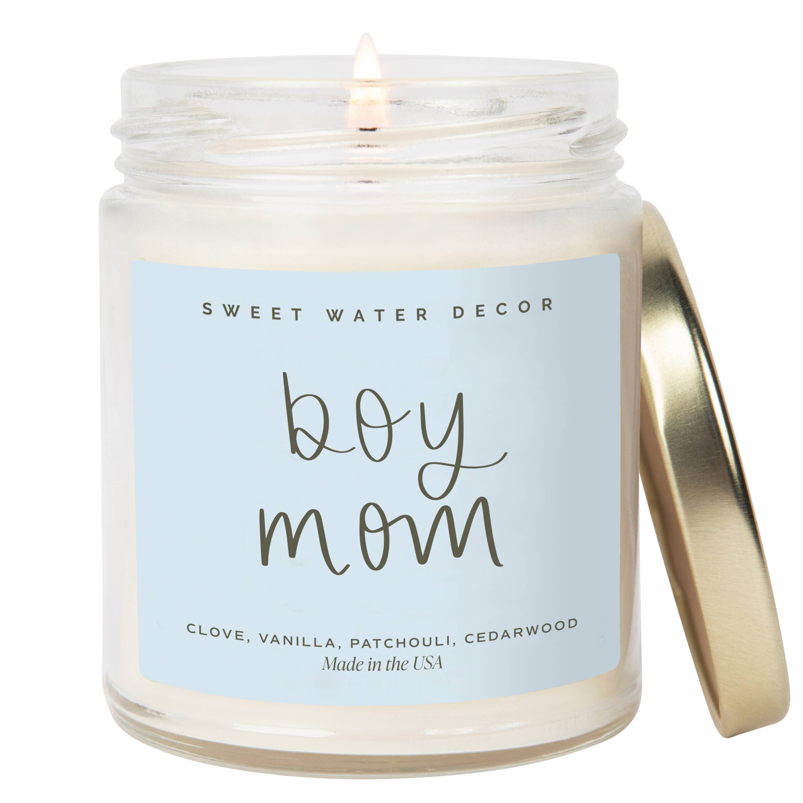 Boy Mom 9 oz Soy Candle - Home Decor & Gifts
