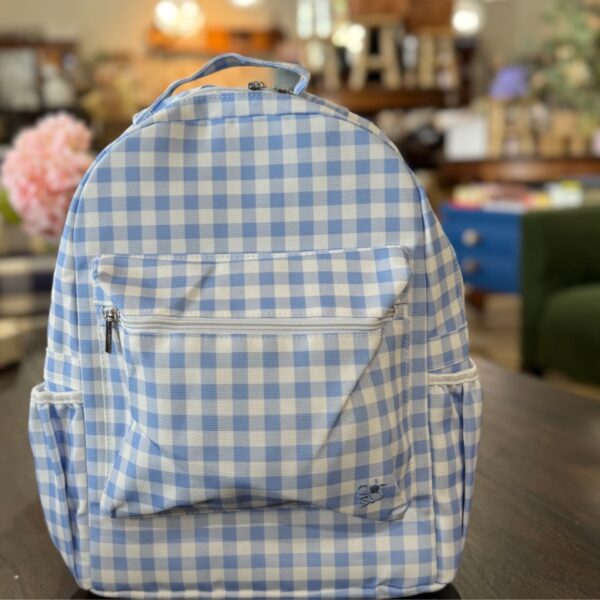 Backpack - Blue Gingham - Image 3
