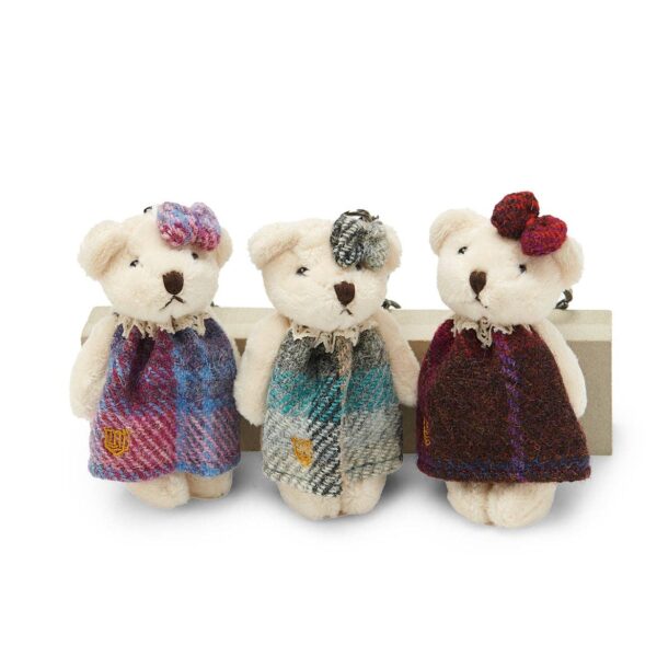Teddy Bear Keyring: Black Watch Tartan - Image 2