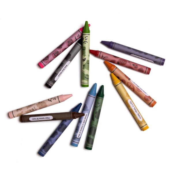 12 Beeswax Crayons – Non-Toxic, Kid-Friendly Design - Image 5
