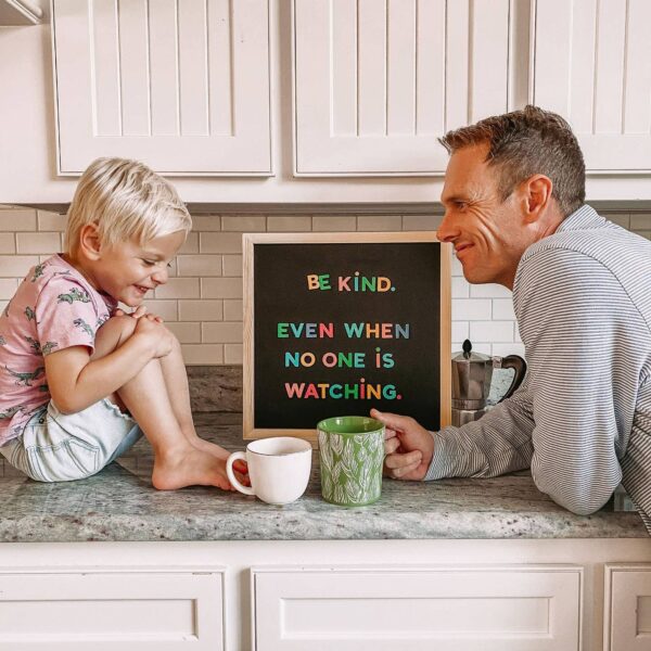 15x15 Black Magnetic Chalkboard - Image 6