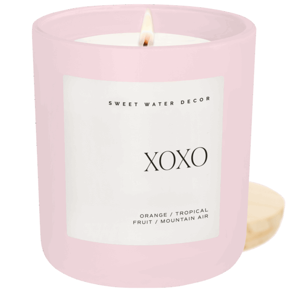 *NEW* XOXO 15 oz Soy Candle, Matte Jar - Valentine's Day - Image 4