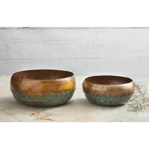 47th & Main - Copper Blue Pot - Small - Image 2