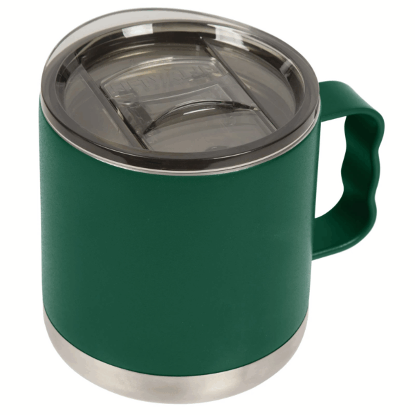 15 oz Double-Wall Vacuum Insulated Camp Mug with Slide Lid: Matte Black - Image 13