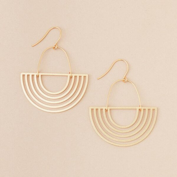 Refined Earring Collection - Solar Rays/Gold Vermeil - Image 4