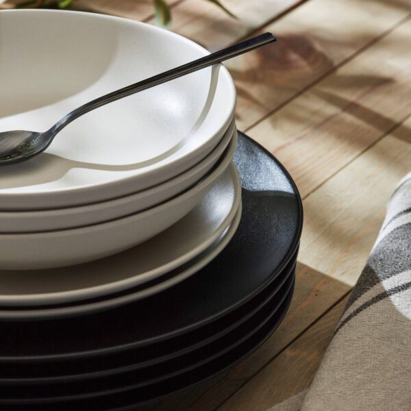 Semplice Stoneware Dinnerware Set - White Matte - Crafted in Portugal - Image 5