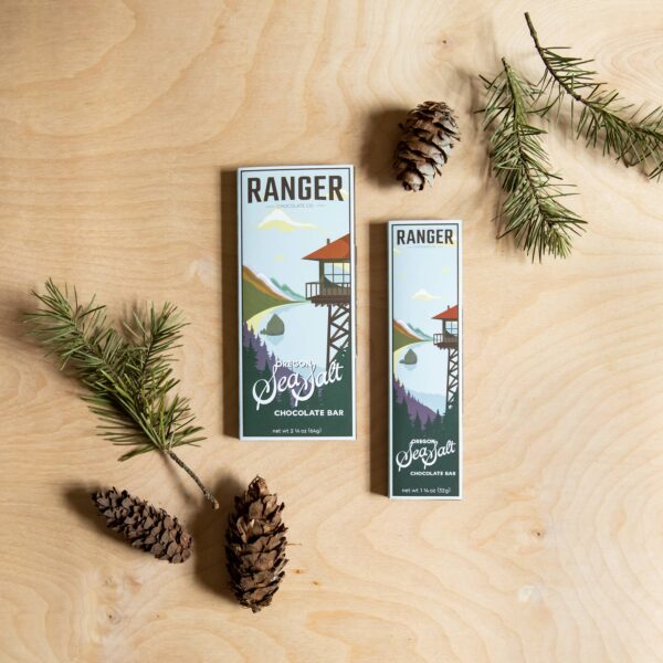 Oregon Sea Salt Chocolate Bar: 1 1/4 oz. - Image 4