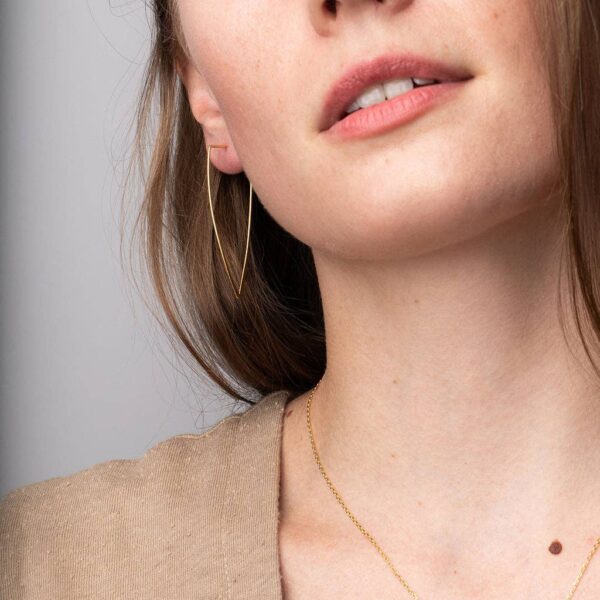 Refined Earring Collection - Galaxy Triangle/Sterling Silver - Image 5