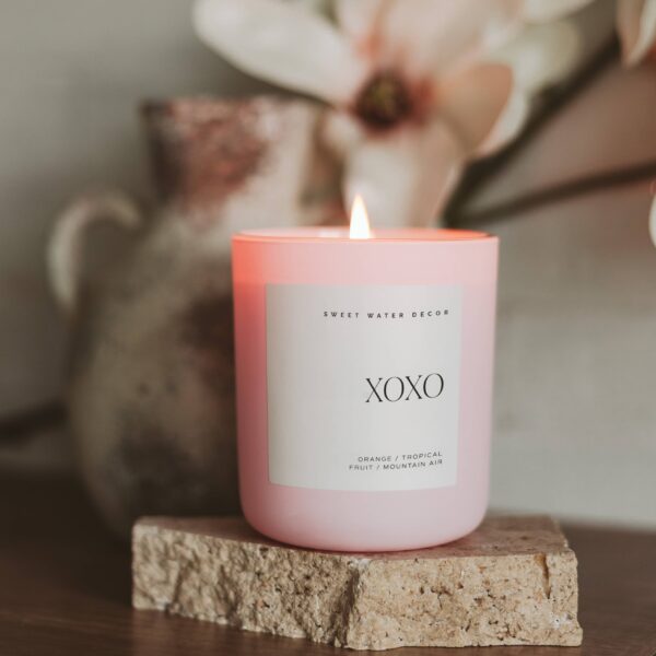 *NEW* XOXO 15 oz Soy Candle, Matte Jar - Valentine's Day - Image 5