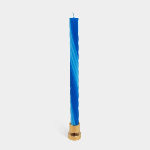 54 Celsius - Rope Candles - Blue (2 Pack) - 11" Vibrant Taper Candles - Image 5