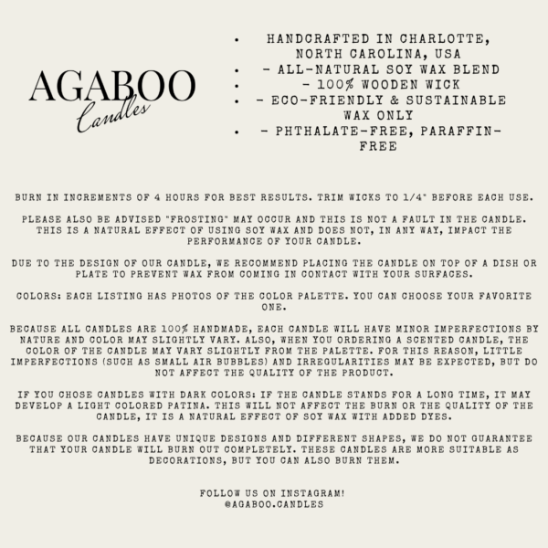Agaboo Candle - Fall Aromatherapy Candle 5 oz 1.25x1.5in - Halloween - Image 3