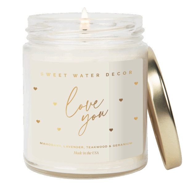 *NEW* Love You 9 oz Candle - Valentine's Day & Home Decor - Image 6
