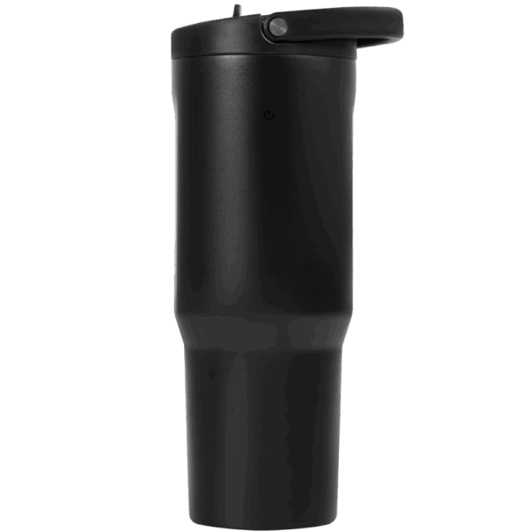 Black 40 oz Sport Water Bottle - Image 7