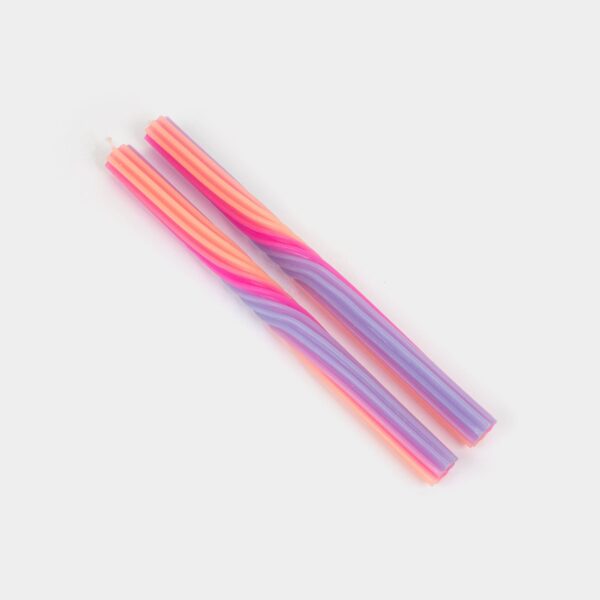54 Celsius - Pivot Candles - Orange & Pink (2 Pack) - 11" Vibrant Tapers - Image 2