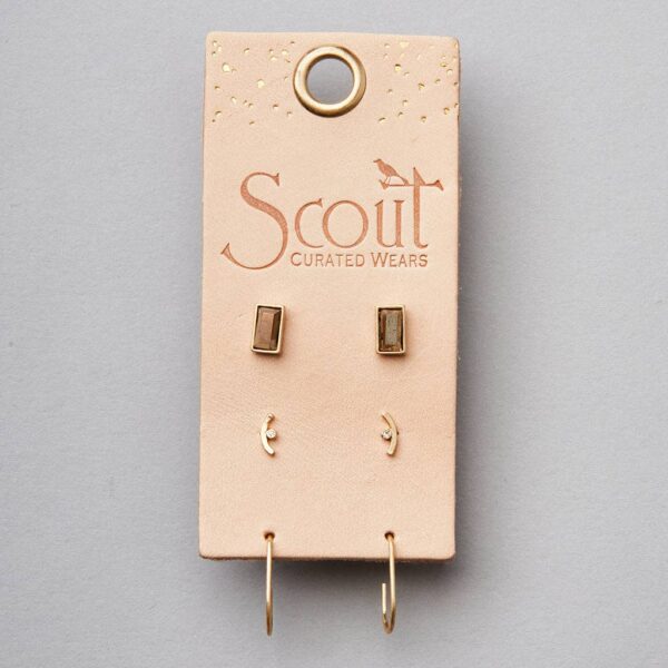 Courtney Stud Trio- Gold - Image 3