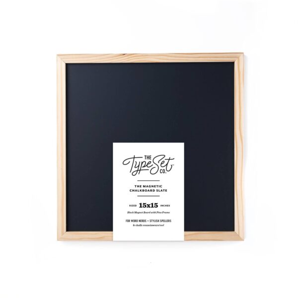 15x15 Black Magnetic Chalkboard - Image 7