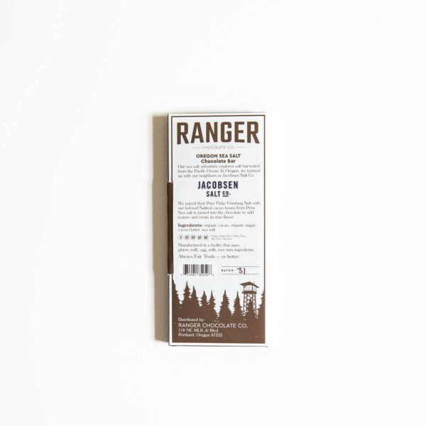 Oregon Sea Salt Chocolate Bar: 1 1/4 oz. - Image 6