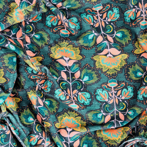 Handker Bandanas - Velvet Robe:  Reversible Cotton Duster - Ingrid - Image 3