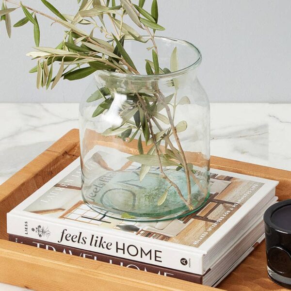 Clear Glass Mason Jar/Vase, 3L