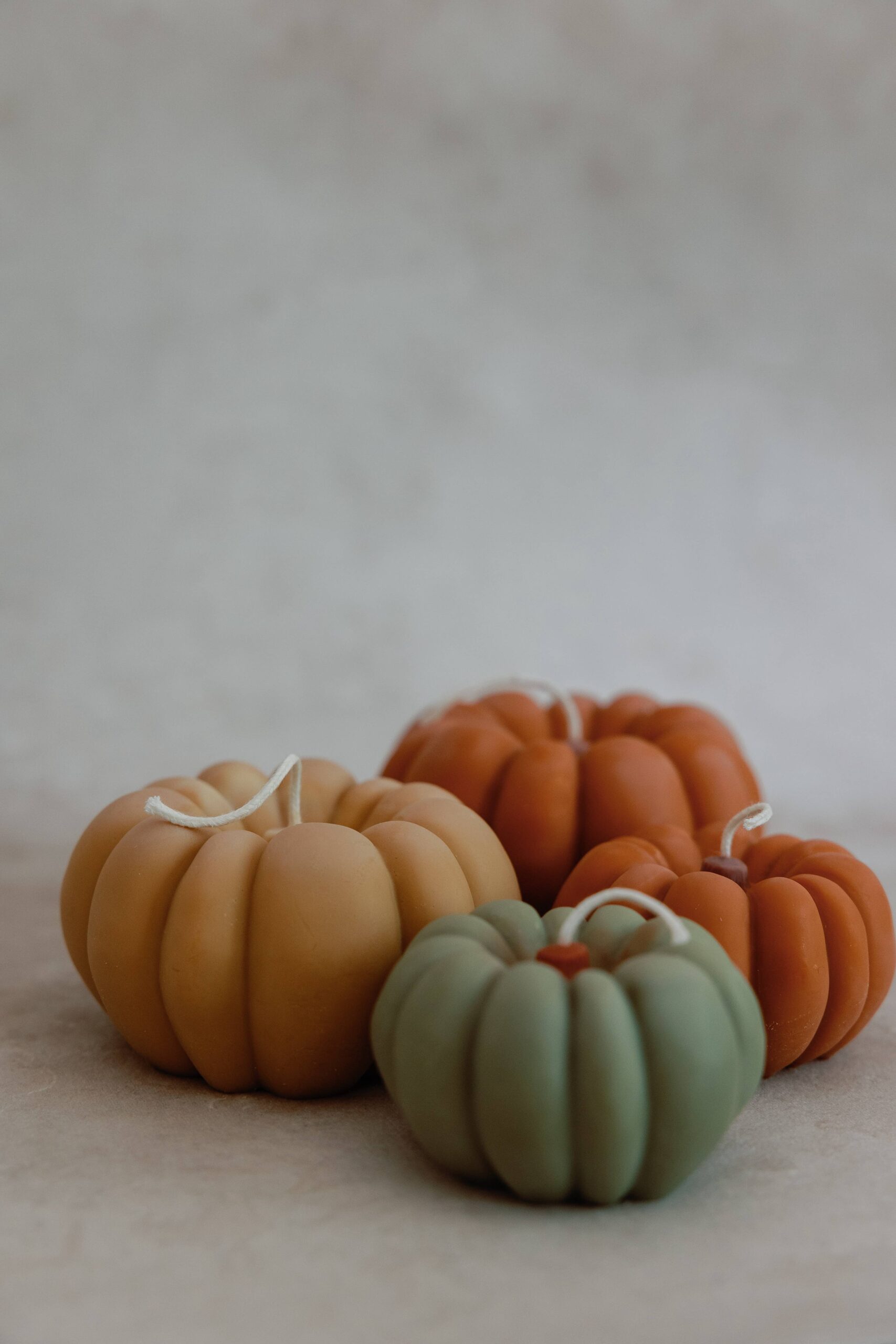 Pumpkin candle, Large: Dark olive, Pumpkin Spice Buttercream