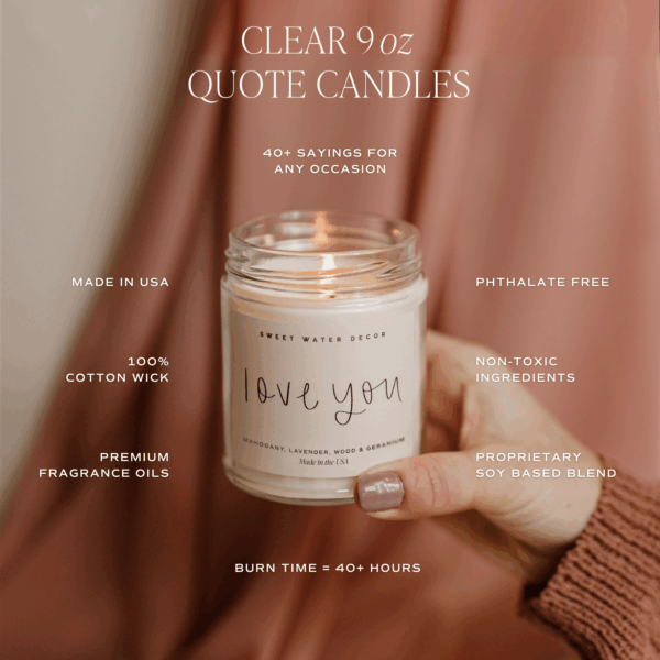 Best Teacher Ever 9 oz Soy Candle - Home Decor & Gifts - Image 3