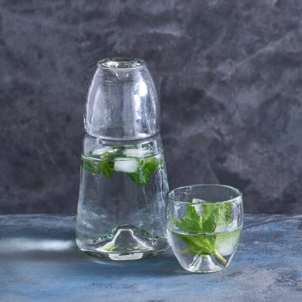 The Collective - Pebbled Bedside ha Carafe Set - Image 2