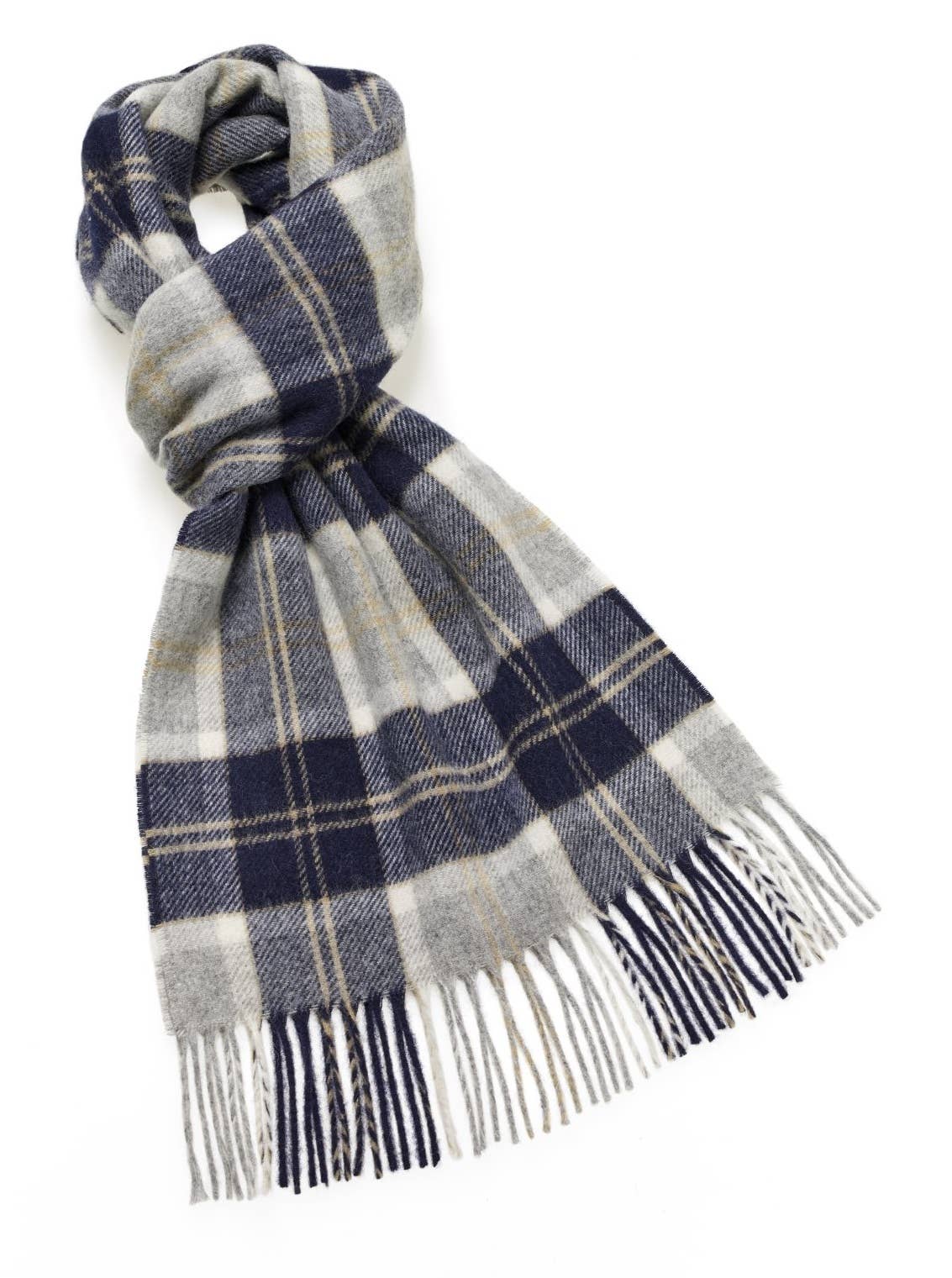 Bronte Moon - Tartan / Plaid Scarf Collection - 10" x 75" - Made in UK
