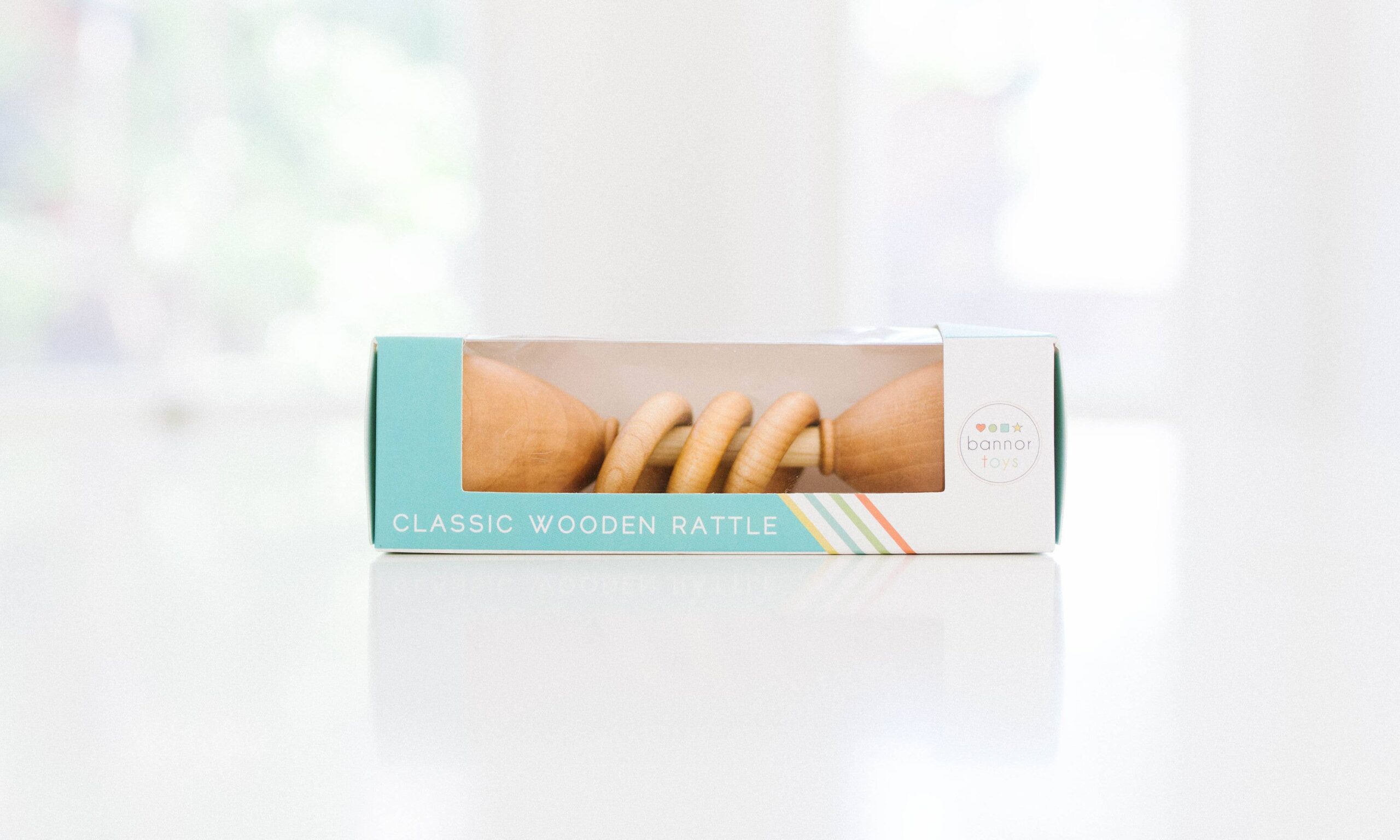 Bannor Toys - Classic Rattle Wooden Baby Toy