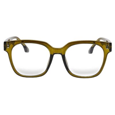 Sage Blue Light Glasses: Transparent Moss - Image 2