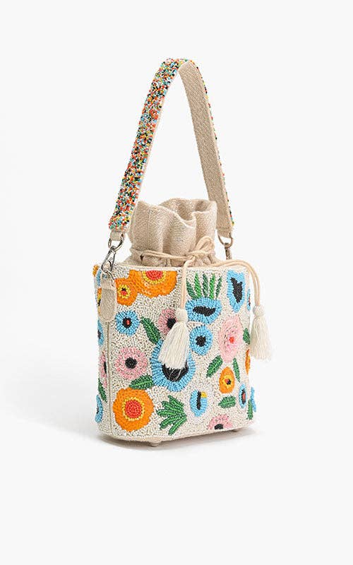 America & Beyond - Foral Paradise Bucket Bag