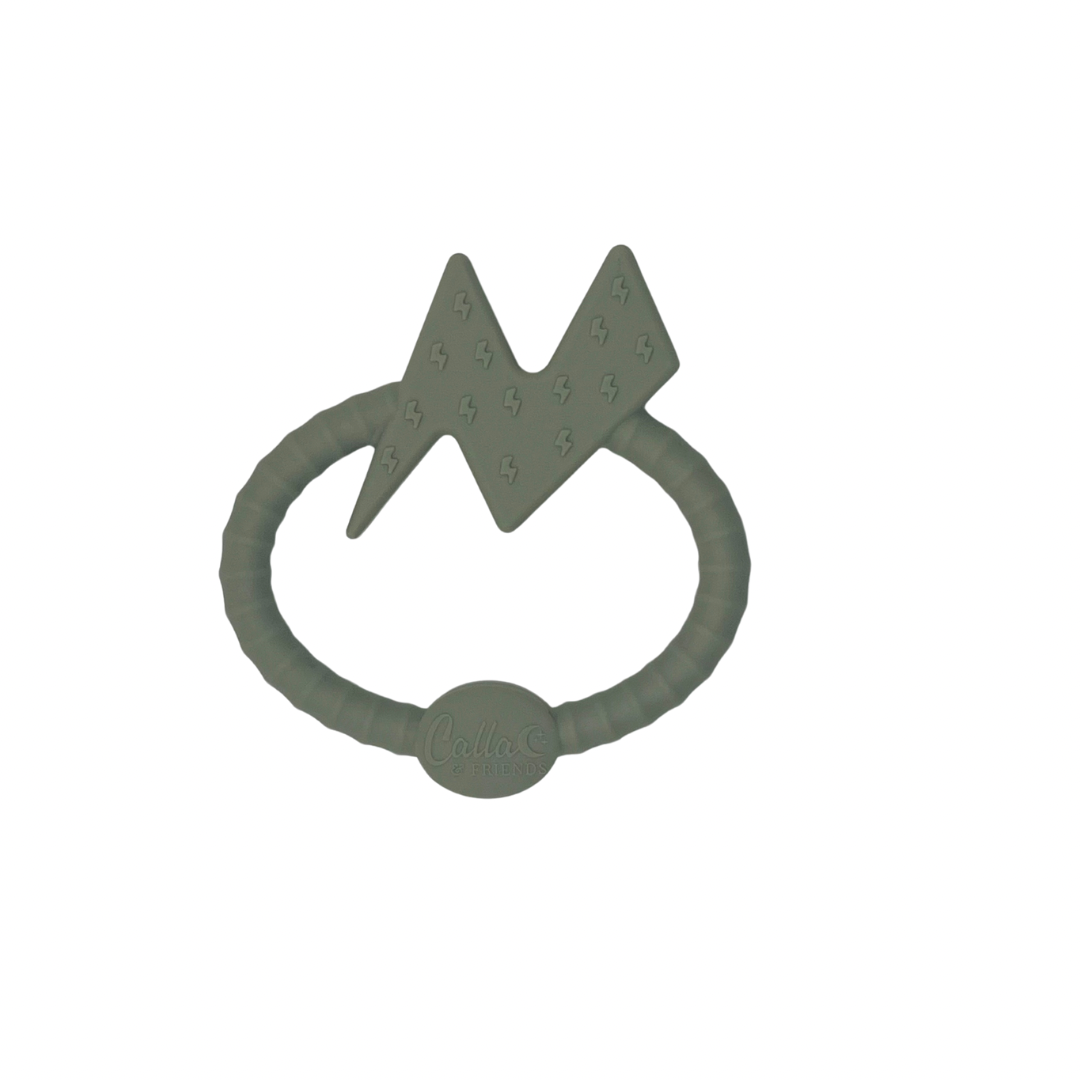 BOLT Silicone Sensory Teether: Fawn